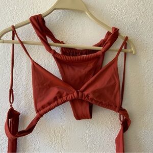 Women's Red Intimate Set
